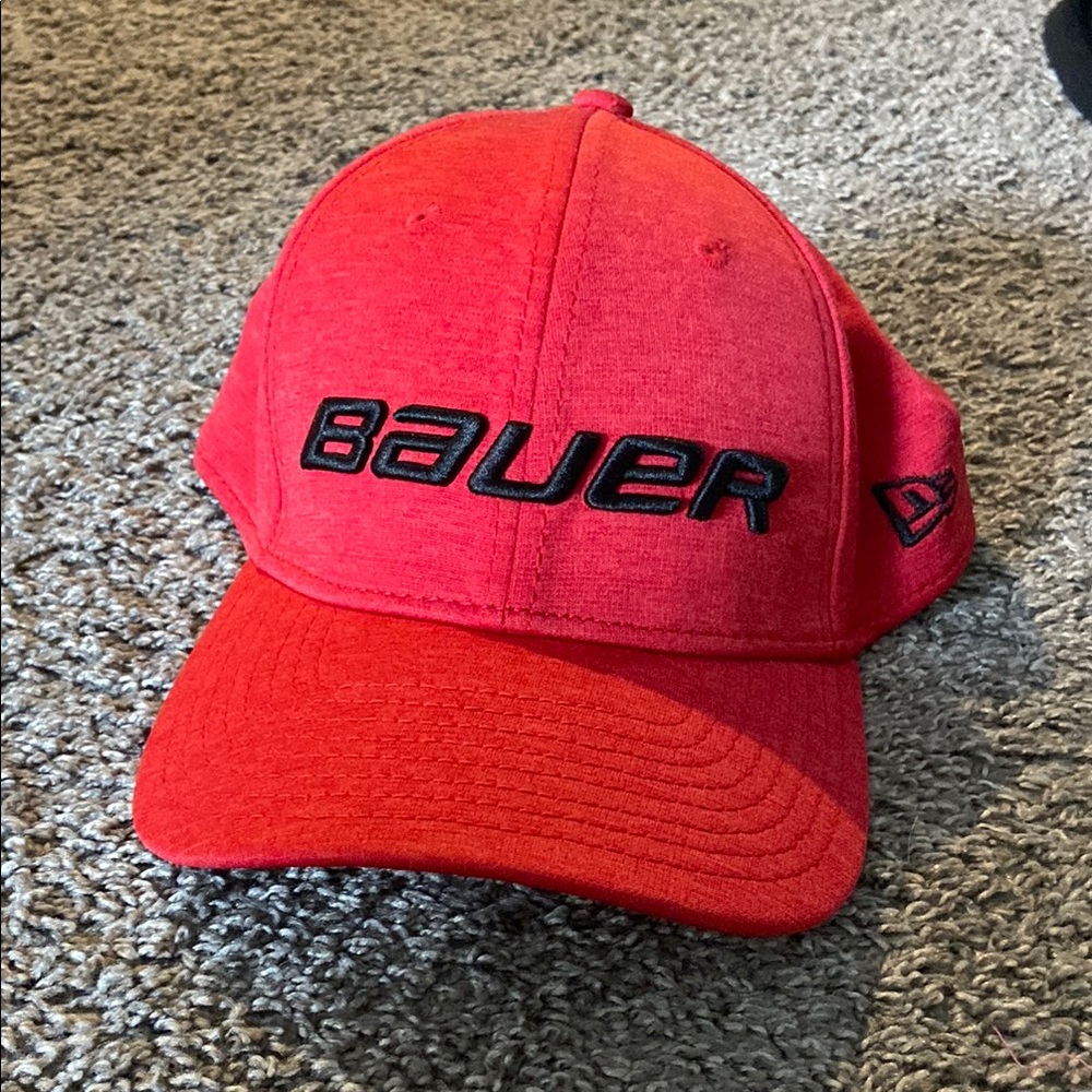 Bauer Red Baseball Cap